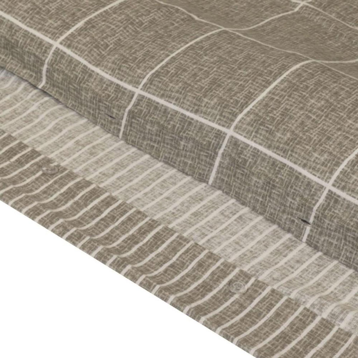 Dourev Housse de couette 240x220 + 2 taies flanelle 100% coton