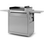 Voir la diapositive 1 : FORGE ADOUR Chariot Plancha CH PIF 60 en inox fermé compatible plancha Premium 60