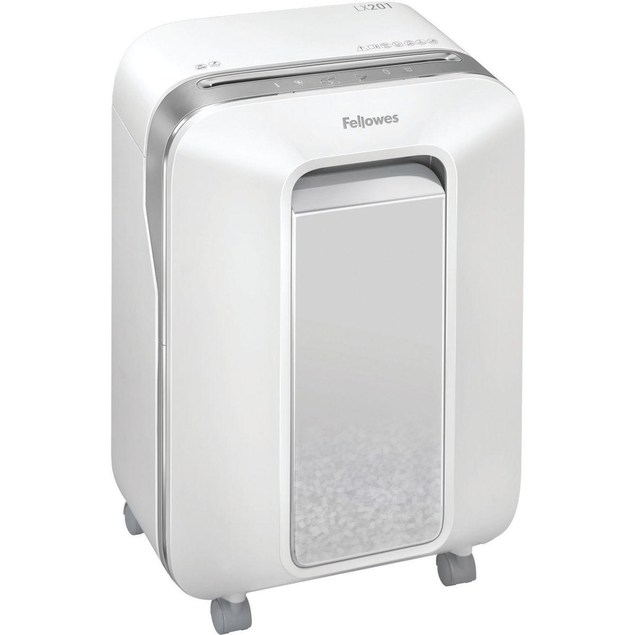 Voir la diapositive 4 : Fellowes Destructeur MICROSHRED LX201 BLANC