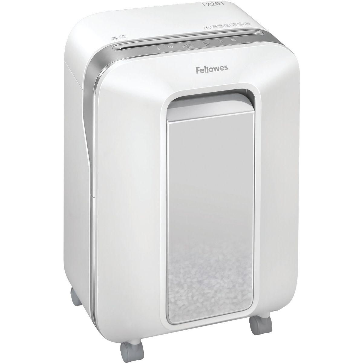 Fellowes Destructeur MICROSHRED LX201 BLANC