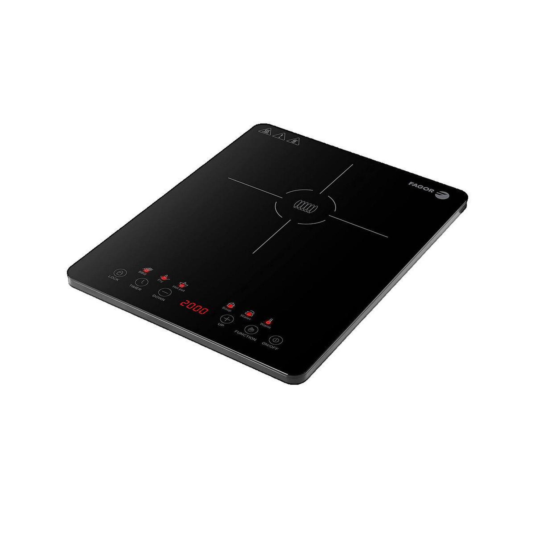 Voir la diapositive 6 : Fagor Plaque à induction lexie 2000W portable