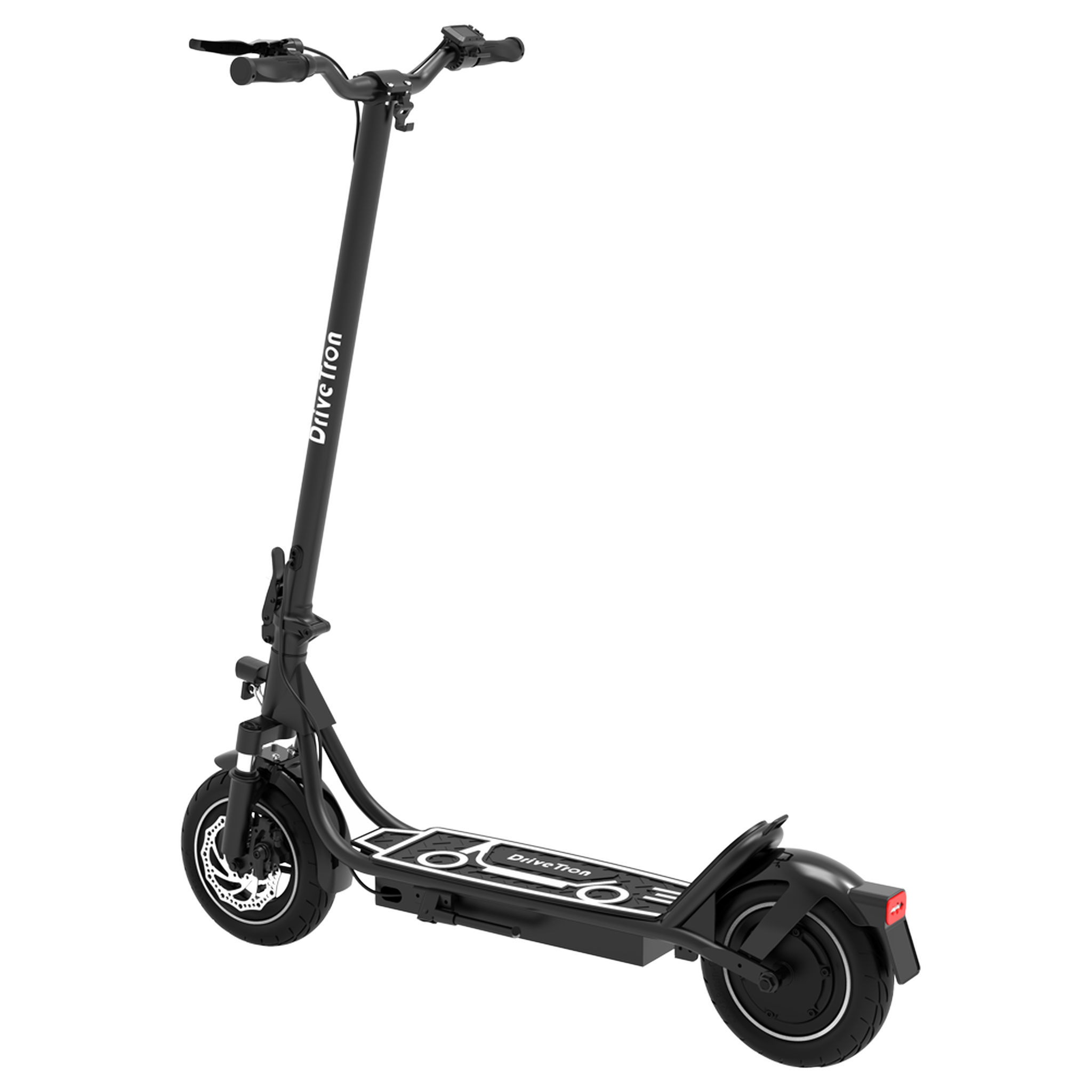 Voir la diapositive 3 : DRIVETRON Trottinette électrique drivetron dt01, pneus 10  à chambre à air, 36 v 13 ah, noire