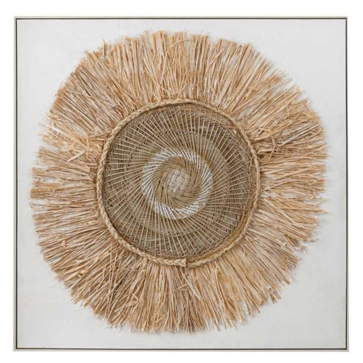 Paris Prix Tableau Déco Cercle  Ibiza  100x100cm Naturel