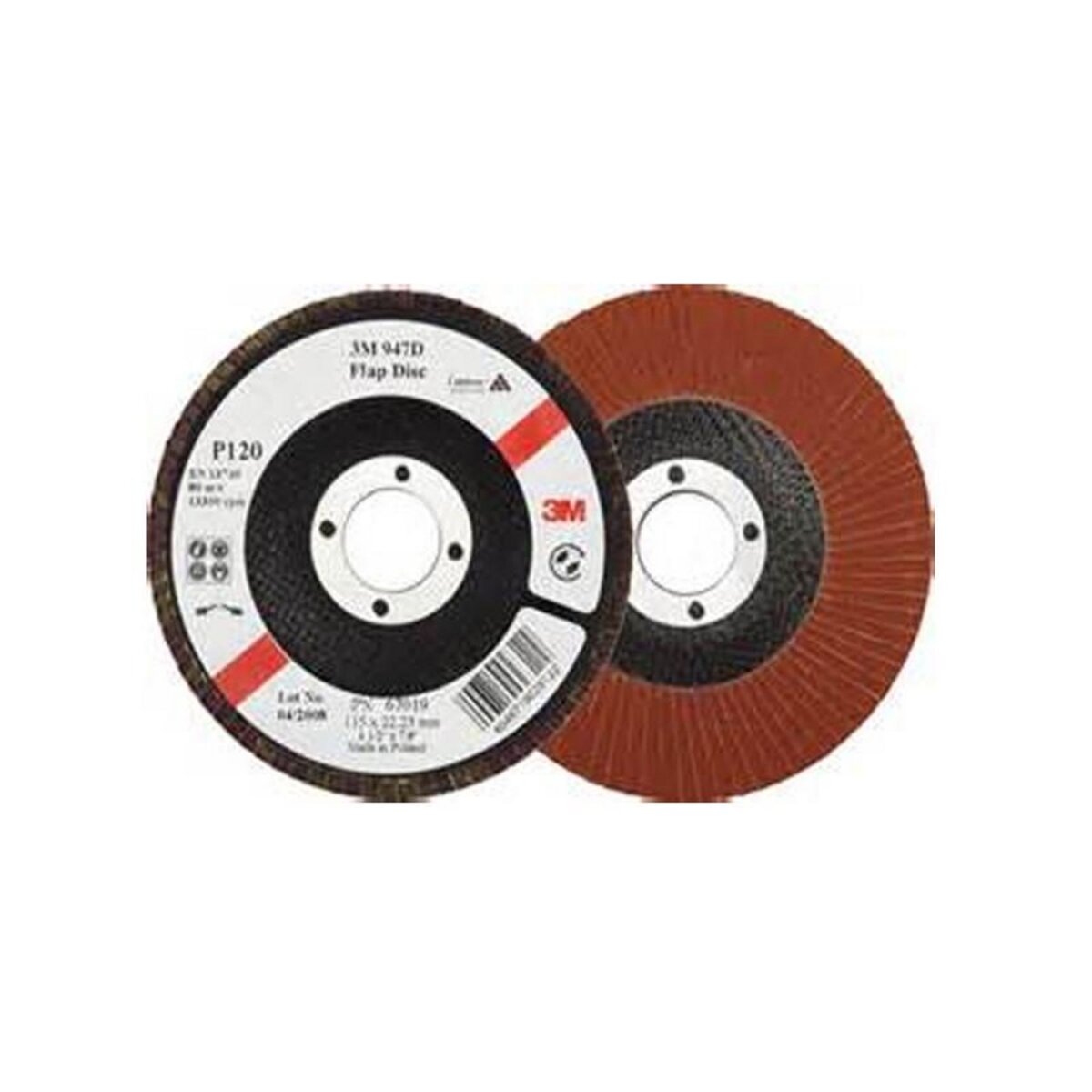 3M Disque à lamelles bombé 947D 125mm G120 3M B67014