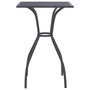 Voir la diapositive 3 : VIDAXL Table de jardin anthracite 50x50x72 cm treillis d'acier