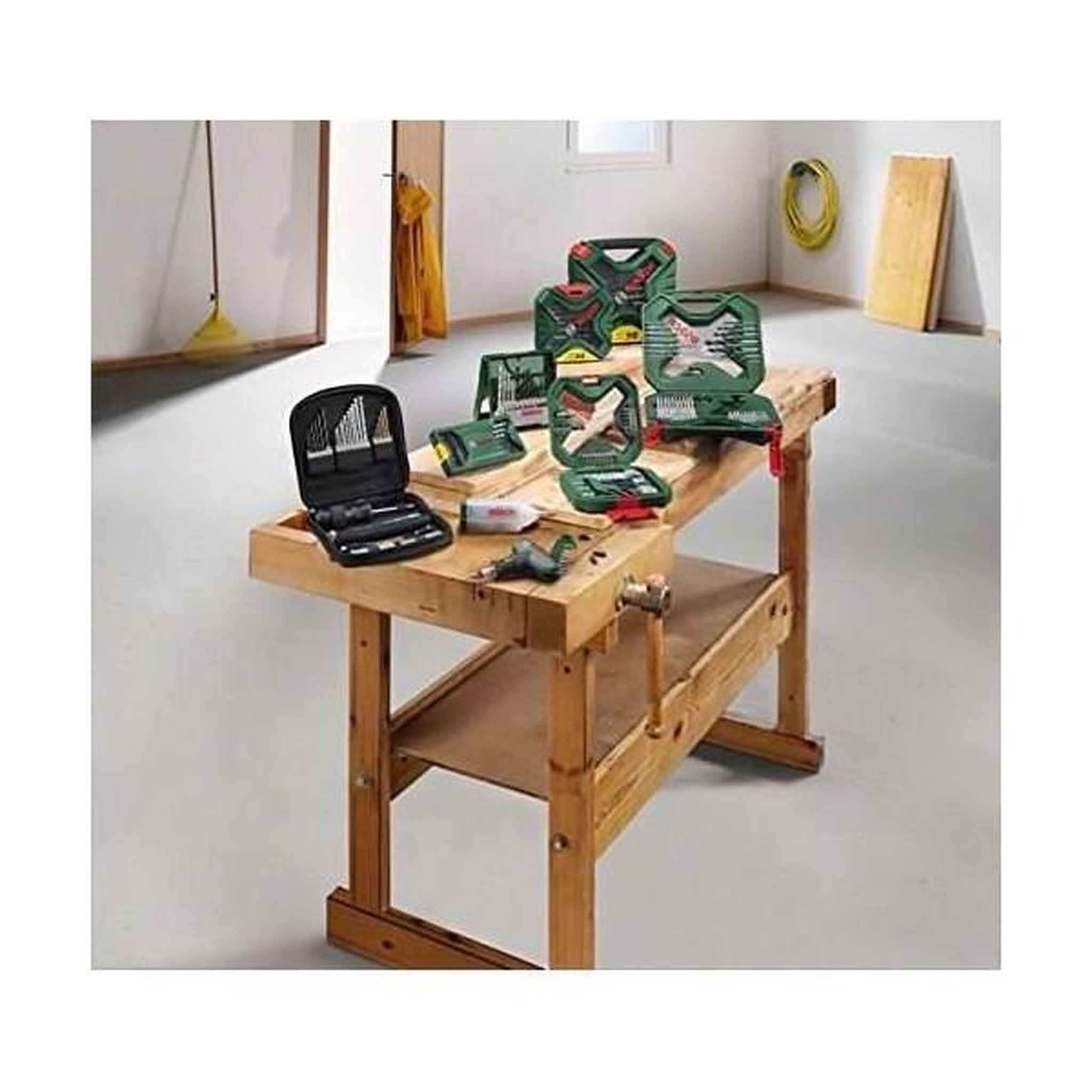 Voir la diapositive 2 : BOSCH Coffret x-line titane de forets et d'embouts de vissage bosch - 100 pieces