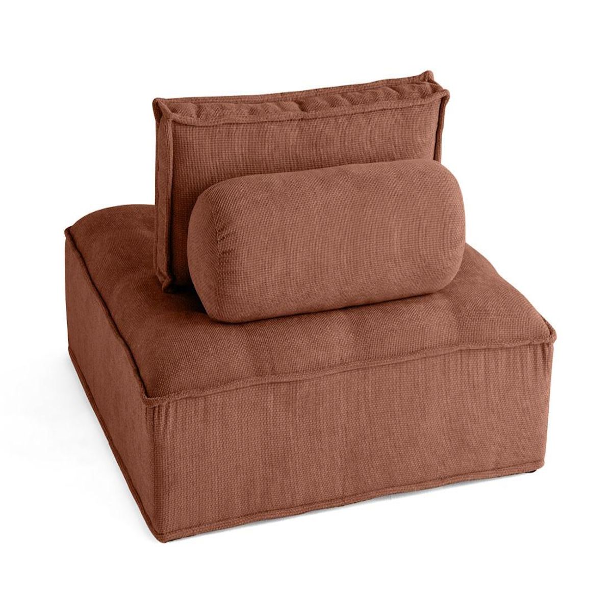 LISA DESIGN Marisol - module d'assise - velours texturé