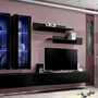 Voir la diapositive 3 : Paris Prix Meuble TV Mural Design  Fly III  320cm Noir