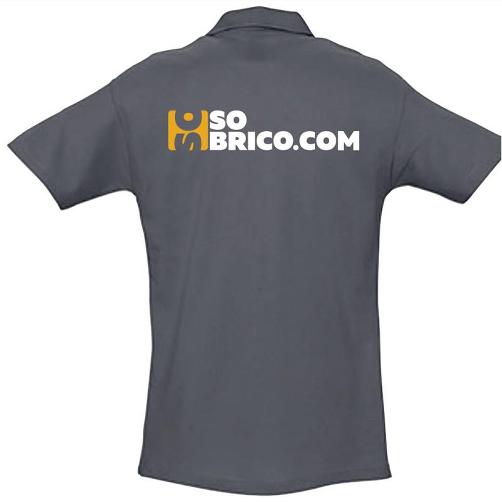 Voir la diapositive 2 : NOTRE SELECTION Polo sobrico noir 100% coton TXL