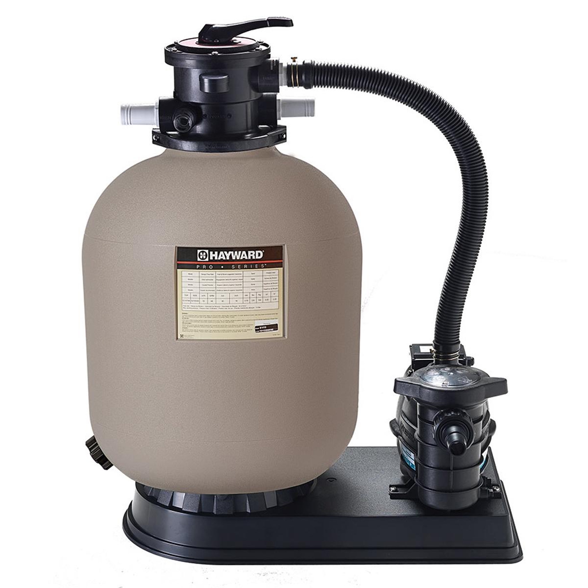 Hayward Groupe de filtration 10m3/h avec pompe et filtre à sable - S210T8107