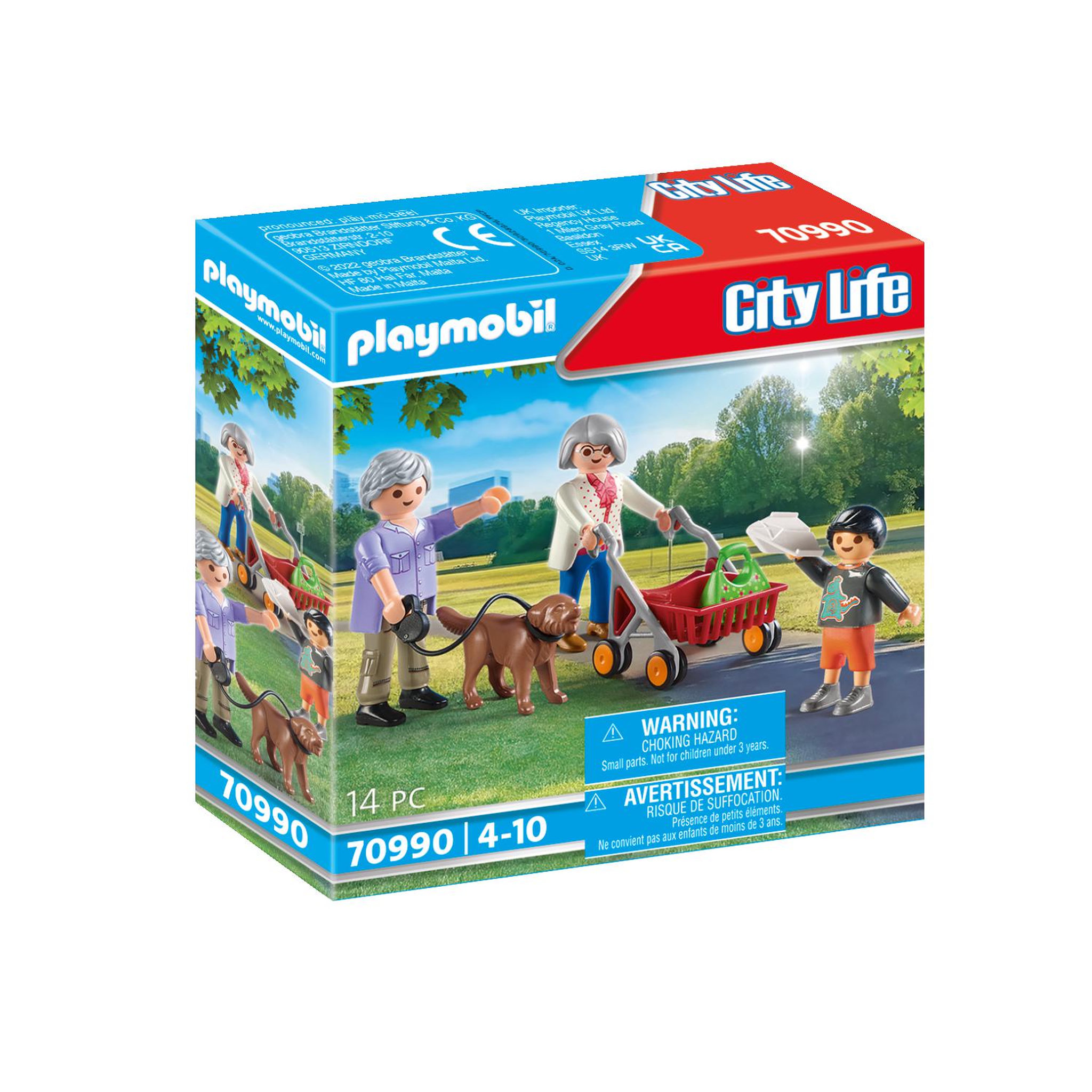 Voir la diapositive 1 : PLAYMOBIL 70990 - Grands-parents avec petit-fils