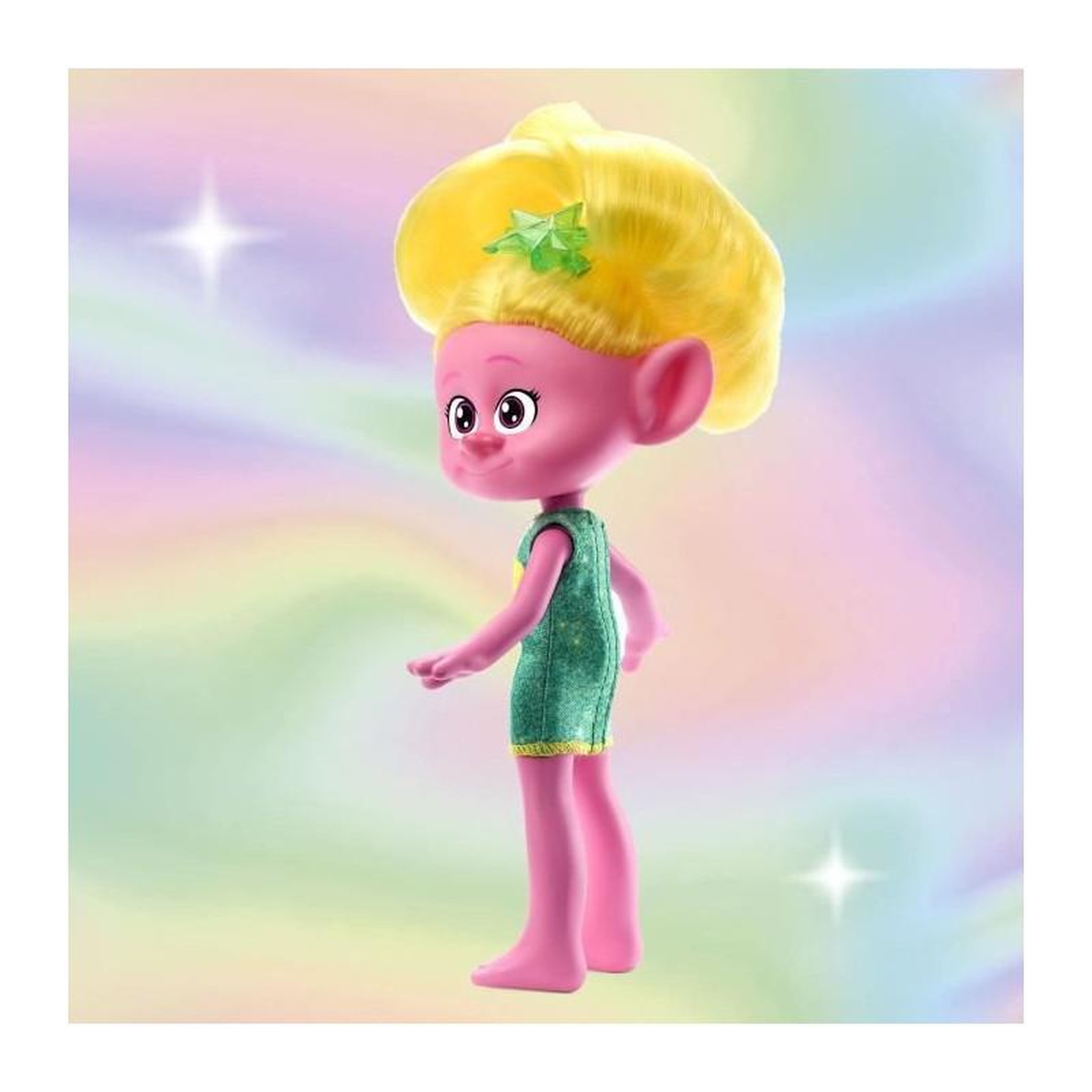 Voir la diapositive 5 : MATTEL Poupée mannequin Trolls - MATTEL - Poupée VIVA - Cheveux jaunes - 16,5cm
