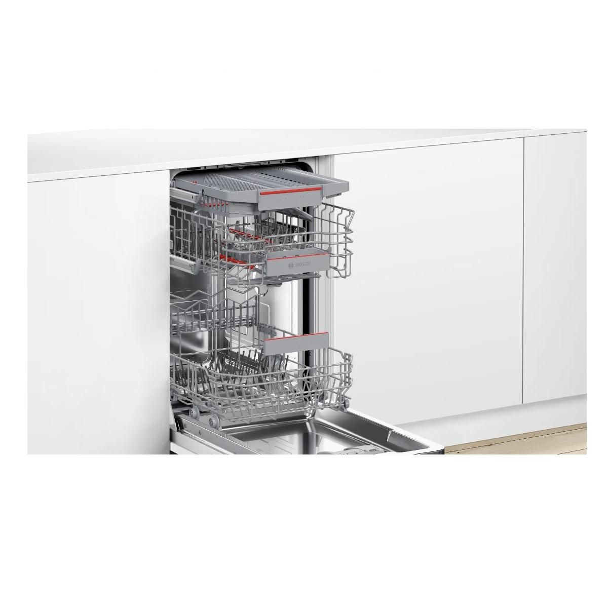 BOSCH Lave-vaisselle 45cm 10 couverts 44db tout intégrable - SPV4EMX24E