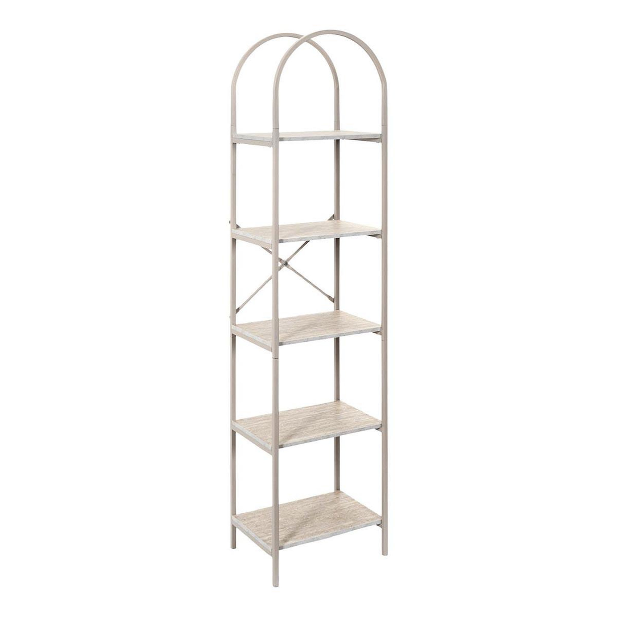 The Home Deco Factory Étagère arche 5 niveaux  terra nova  163cm beige
