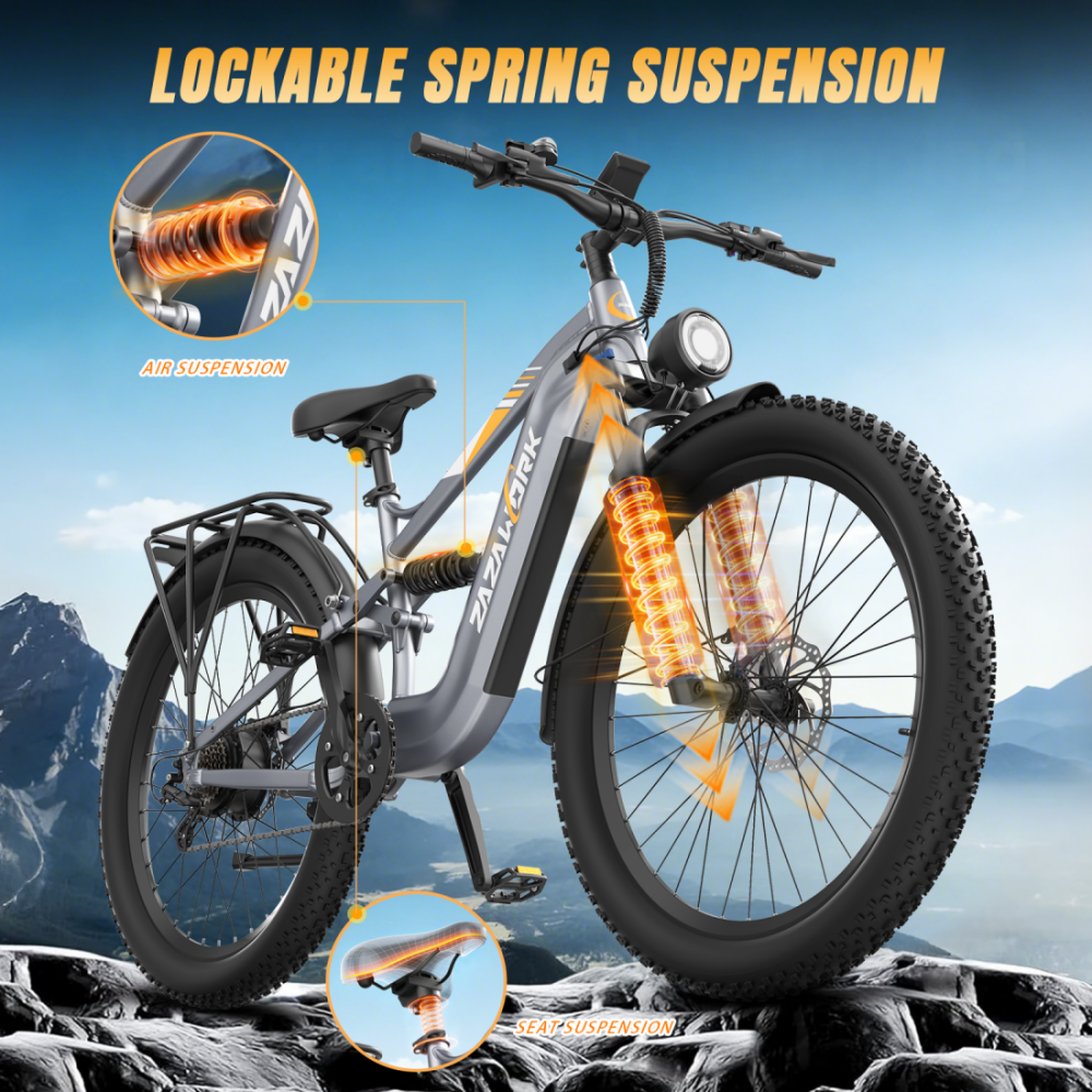 Voir la diapositive 6 : ZAZAWORK Vélo électrique ZAZAWORK CF500