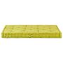 Voir la diapositive 2 : VIDAXL Coussin de plancher de palette Coton 120x80x10 cm Vert