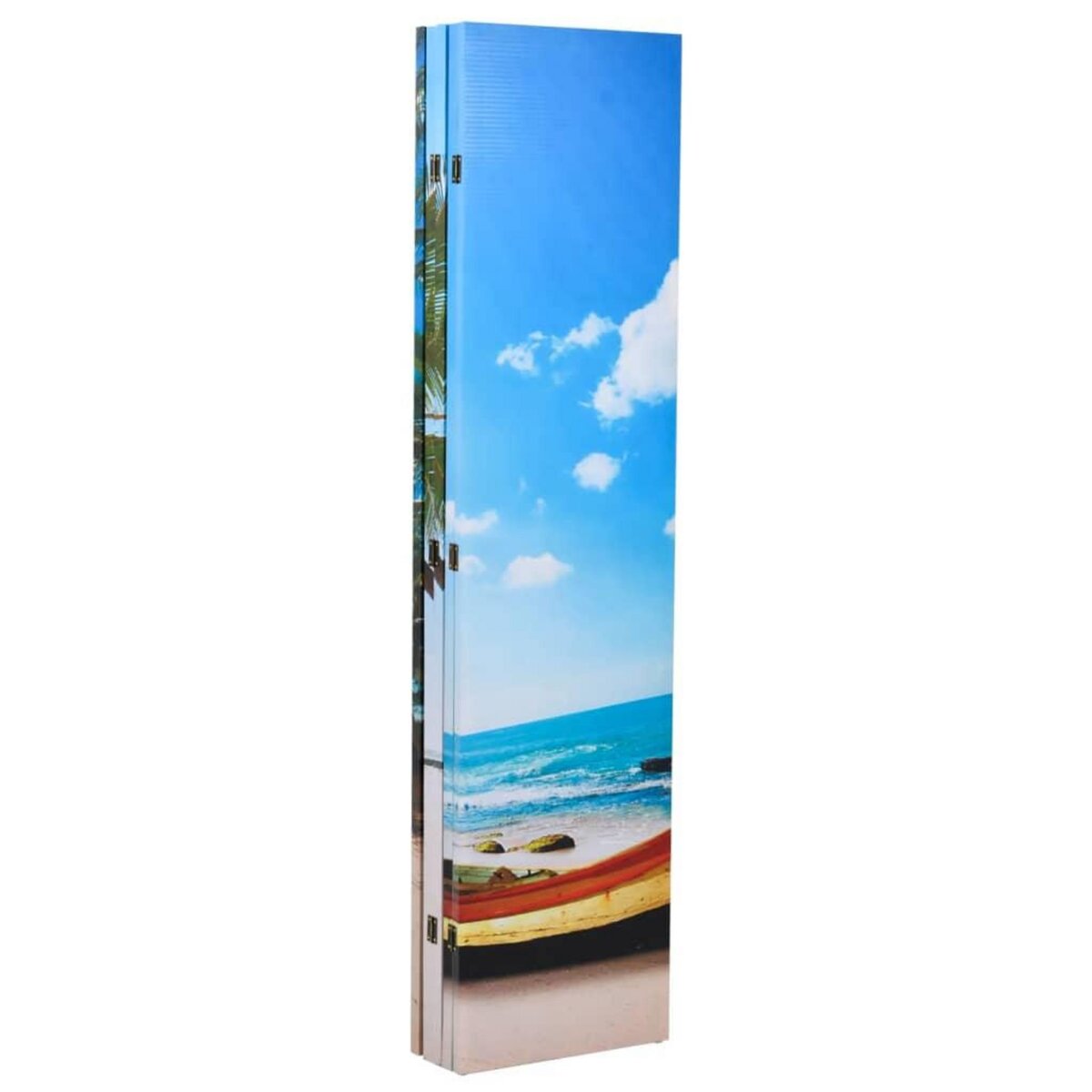 VIDAXL Cloison de separation pliable 200 x 170 cm Plage