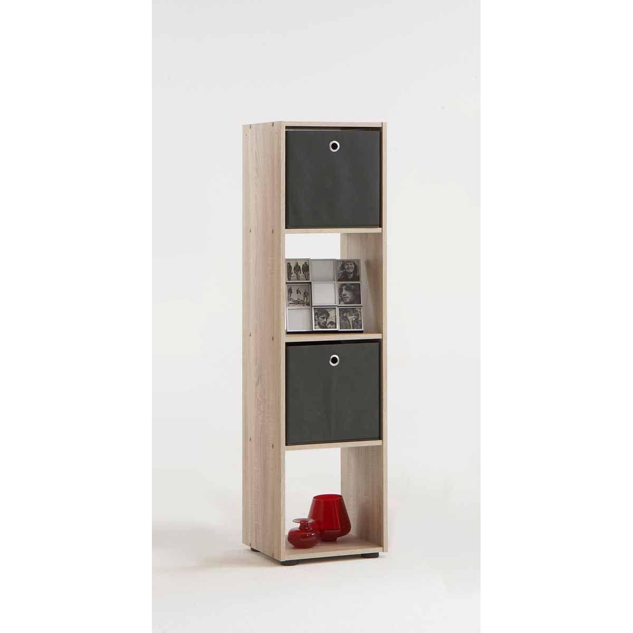 Voir la diapositive 2 : Paris Prix Étagère 4 niveaux design  gaman  140cm chêne