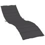 Voir la diapositive 2 : VIDAXL Coussin de chaise longue anthracite melange 200x50x4 cm tissu