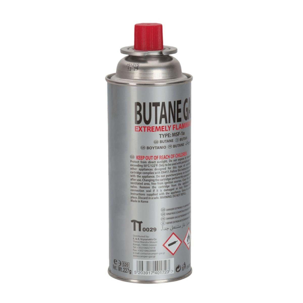 VITO Pack 28 Cartouches Gaz Butane 227g universelles Sécurité stop-gaz Multiproduits Réchaud, Désherbeur, Chalumeau VITO