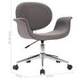 Voir la diapositive 6 : VIDAXL Chaise pivotante de bureau Gris Tissu