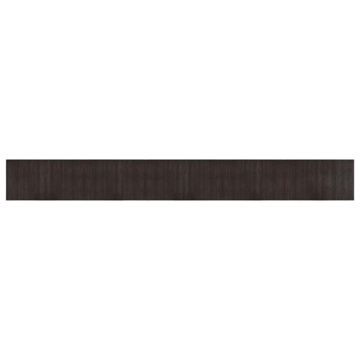 VIDAXL Tapis rectangulaire marron fonce 60x500 cm bambou