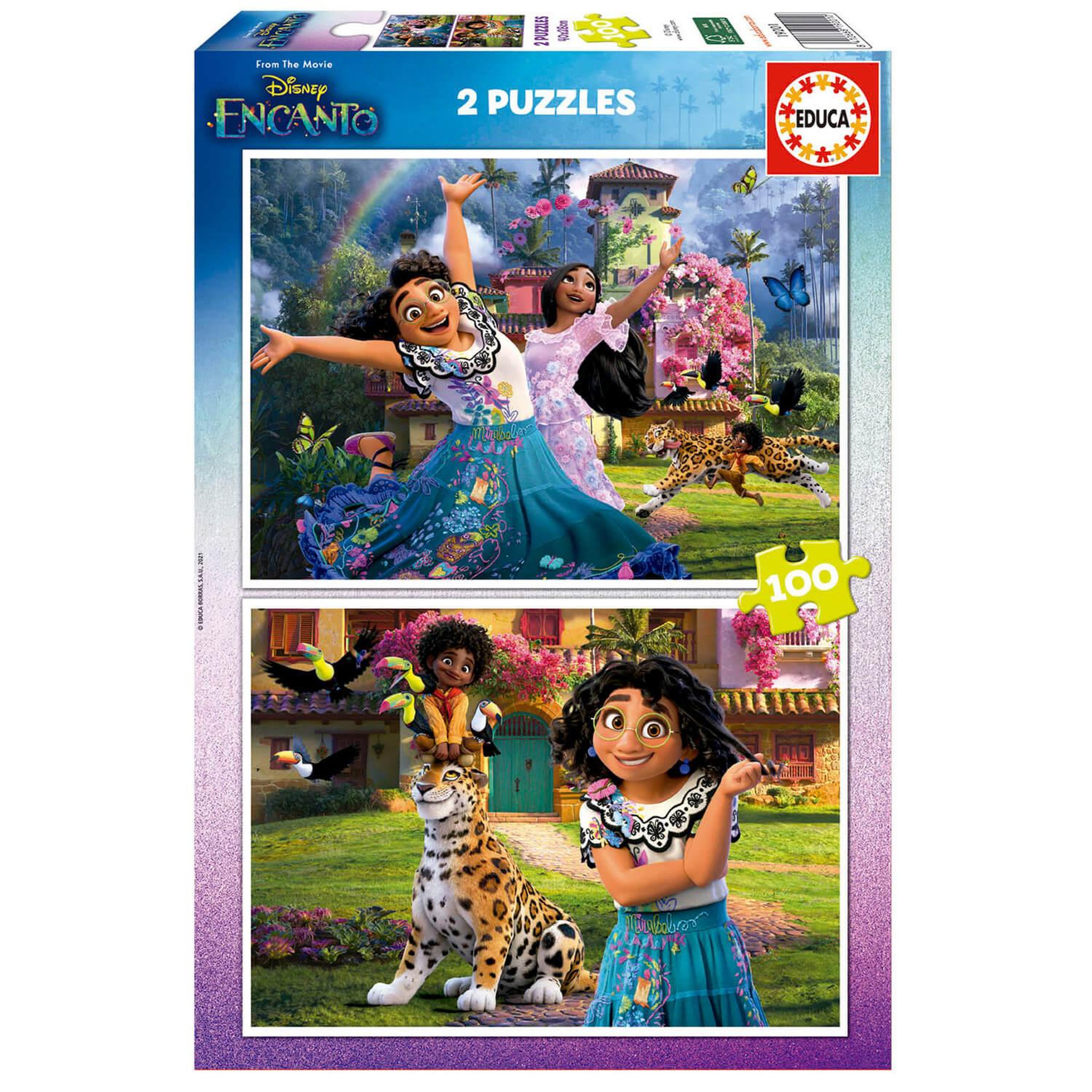 EDUCA Puzzles 2 x 100 pièces :  Disney : Encanto