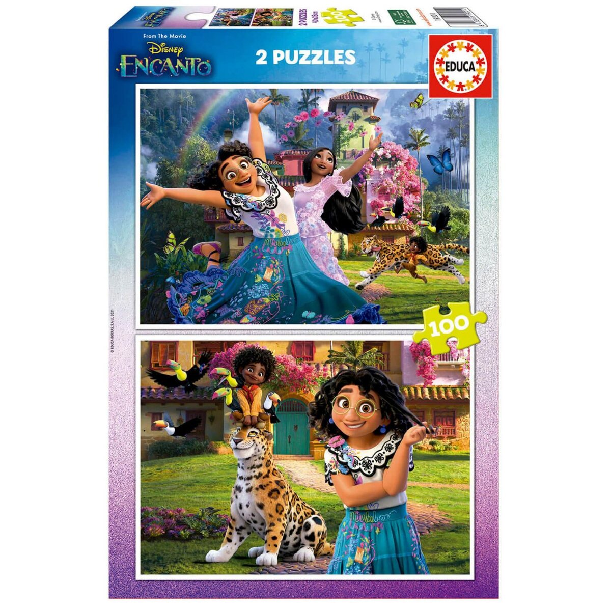 EDUCA Puzzles 2 x 100 pièces : Disney : Encanto pas cher 