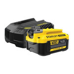 Stanley Starter Kit - STANLEY FATMAX V20 - SFMCB14M1-QW - Chargeur 2A + 1 Batterie 18V 4Ah