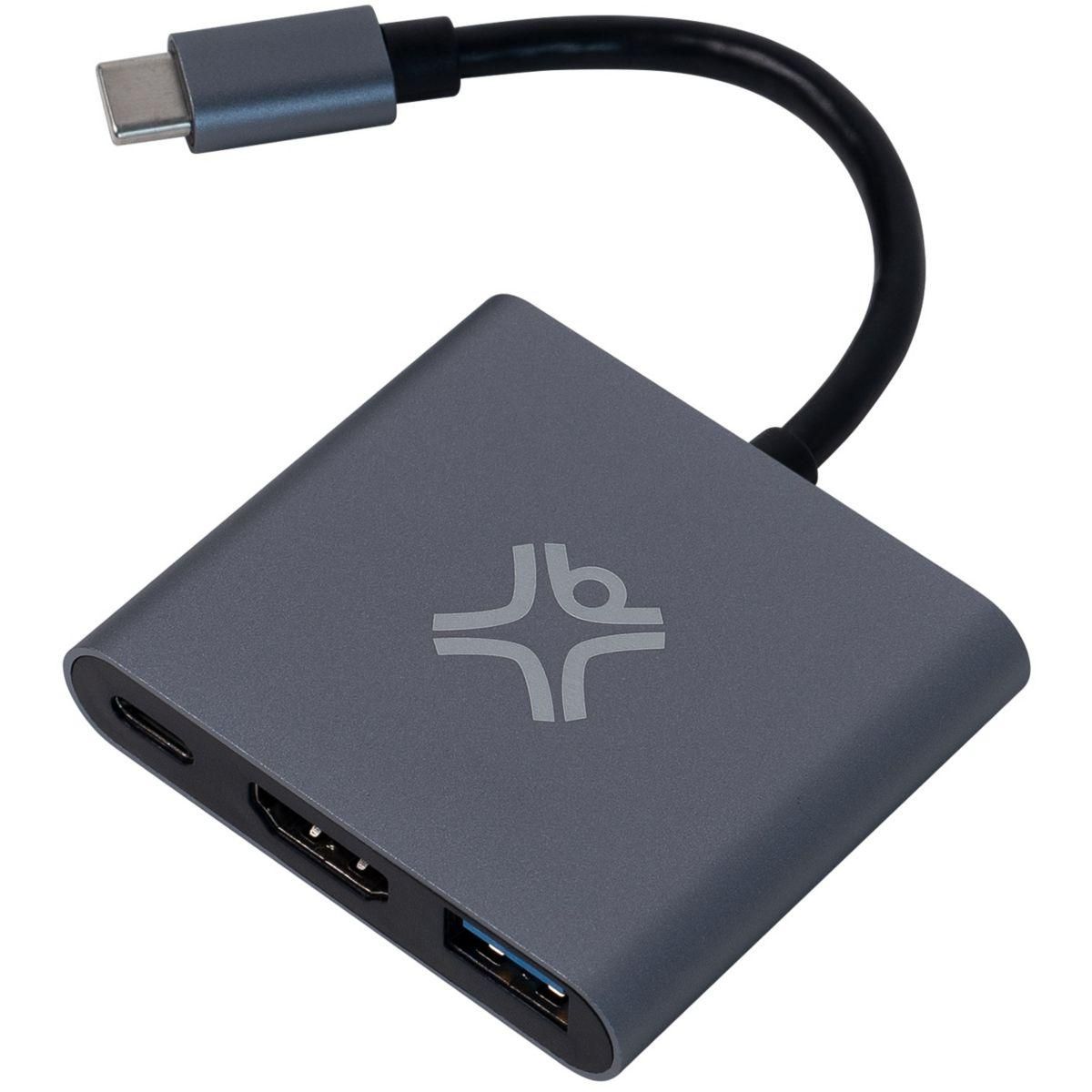 XTREMEMAC Hub USB C USB-C 3 en 1