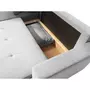 BEST MOBILIER Pilea - canapé d'angle réversible 4 places - convertible avec coffre - en tissu -