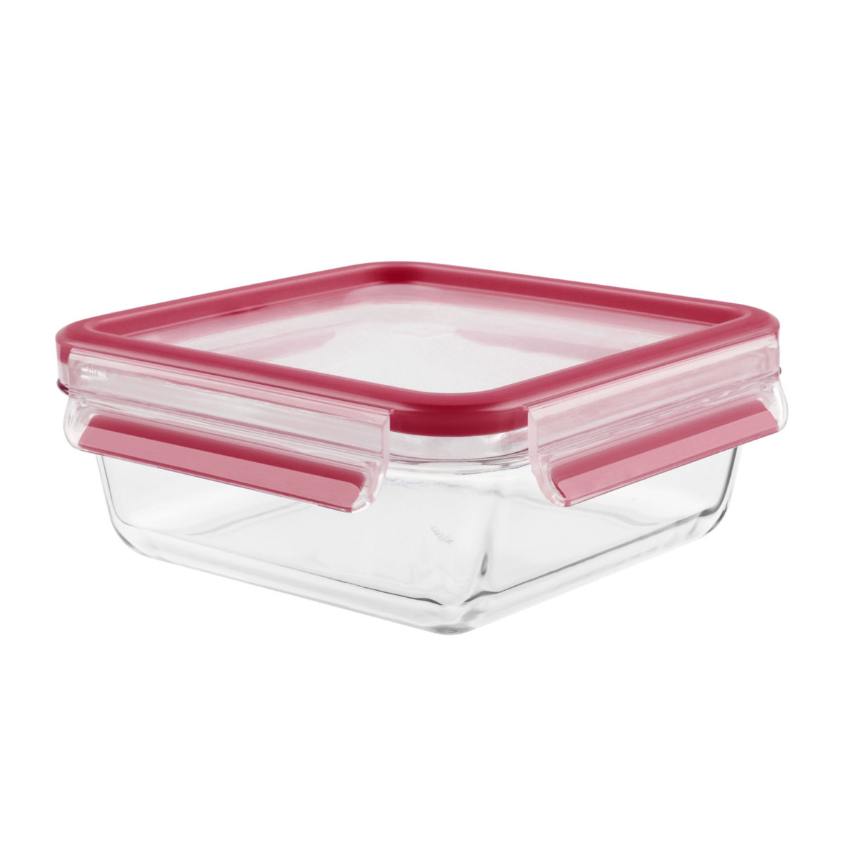 TEFAL MASTERSEAL FRESH Rouge Boîte en verre carrée 0,9 L
