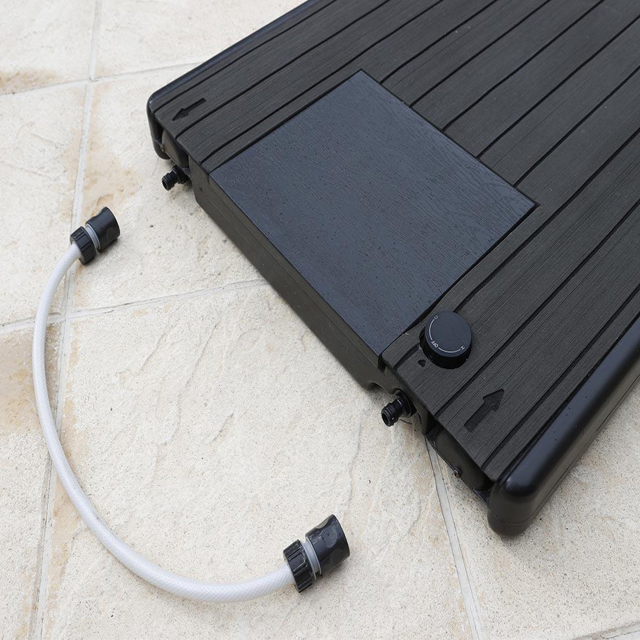 Voir la diapositive 3 : Ubbink Plancher Solairs pour douche de piscine solaire Anthracite - Ubbink
