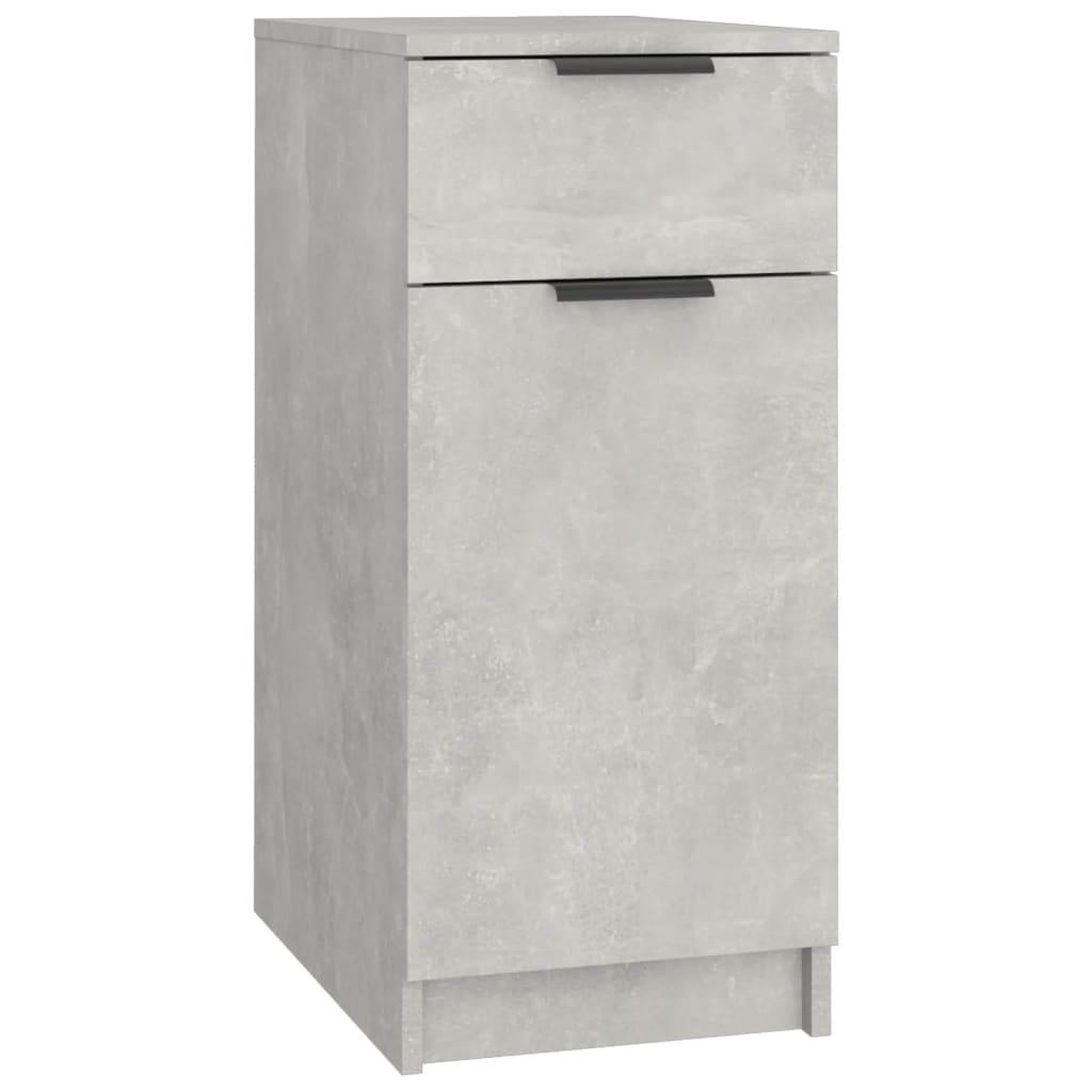 Voir la diapositive 2 : VIDAXL Armoire de bureau Gris beton 33,5x50x75 cm Bois d'ingenierie