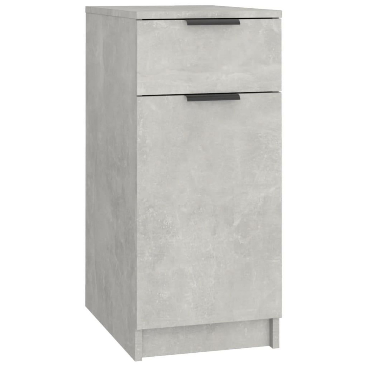 VIDAXL Armoire de bureau Gris beton 33,5x50x75 cm Bois d'ingenierie