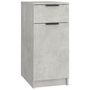 Voir la diapositive 2 : VIDAXL Armoire de bureau Gris beton 33,5x50x75 cm Bois d'ingenierie
