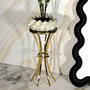 Voir la diapositive 5 : Paris Prix Table d'Appoint  Shanty  81cm Noir & Or