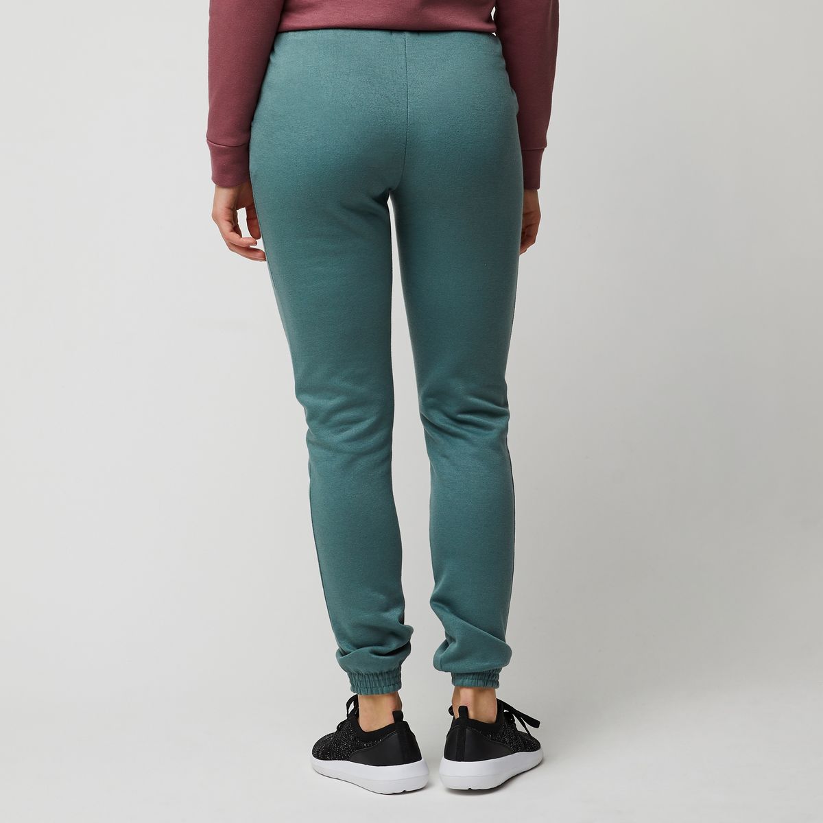 INEXTENSO Jogging élastique vert femme
