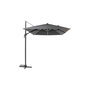Voir la diapositive 4 : HESPERIDE Parasol déporté rectangulaire Melhia Graphite avec LED - 4 x 3 m - Hespéride