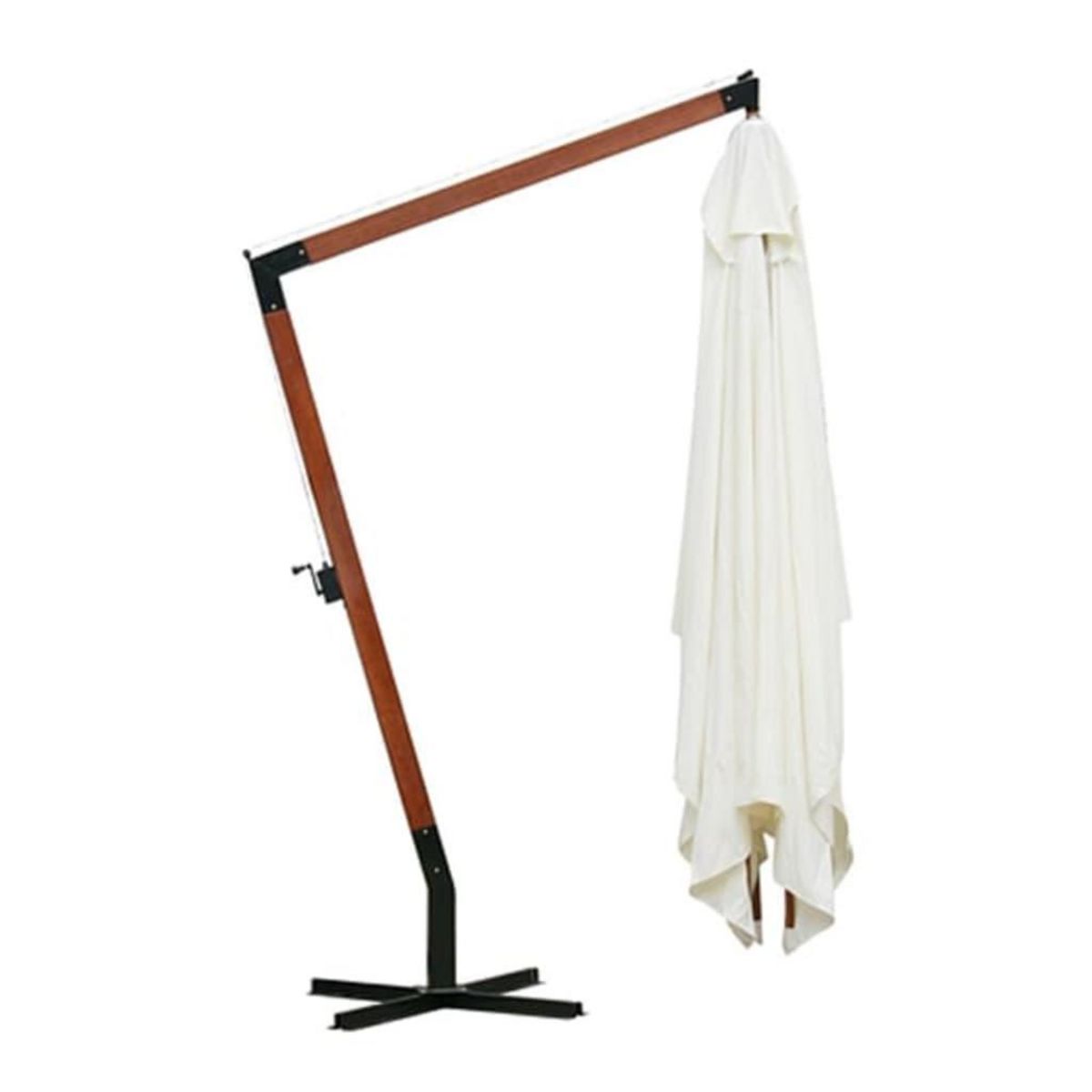 VIDAXL Parasol 300 x 400 cm Blanc