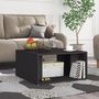 Voir la diapositive 3 : VIDAXL Tables basses 4 pcs gris 33x33x33 cm bois d'ingenierie