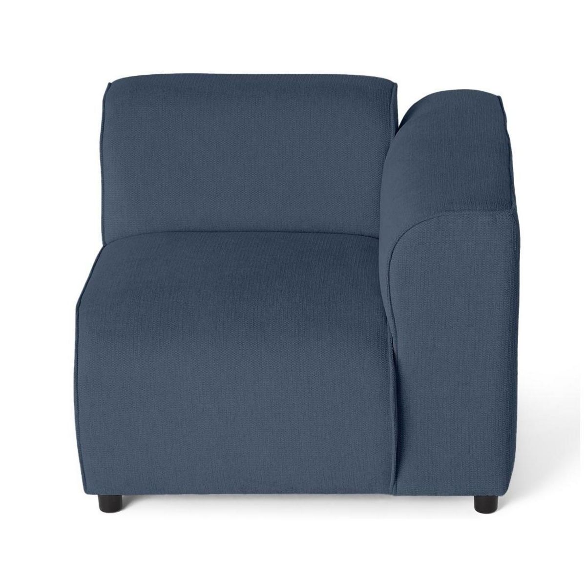 LISA DESIGN Suaro - module d'assise d'angle droit en tissu texturé