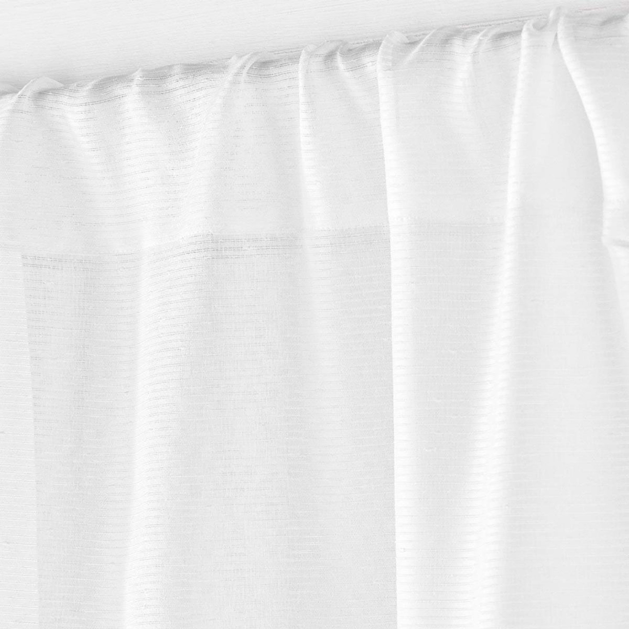 Voir la diapositive 2 : Douceur d'Intérieur Paire de voilages passe-tringle  dandy  70x200cm blanc