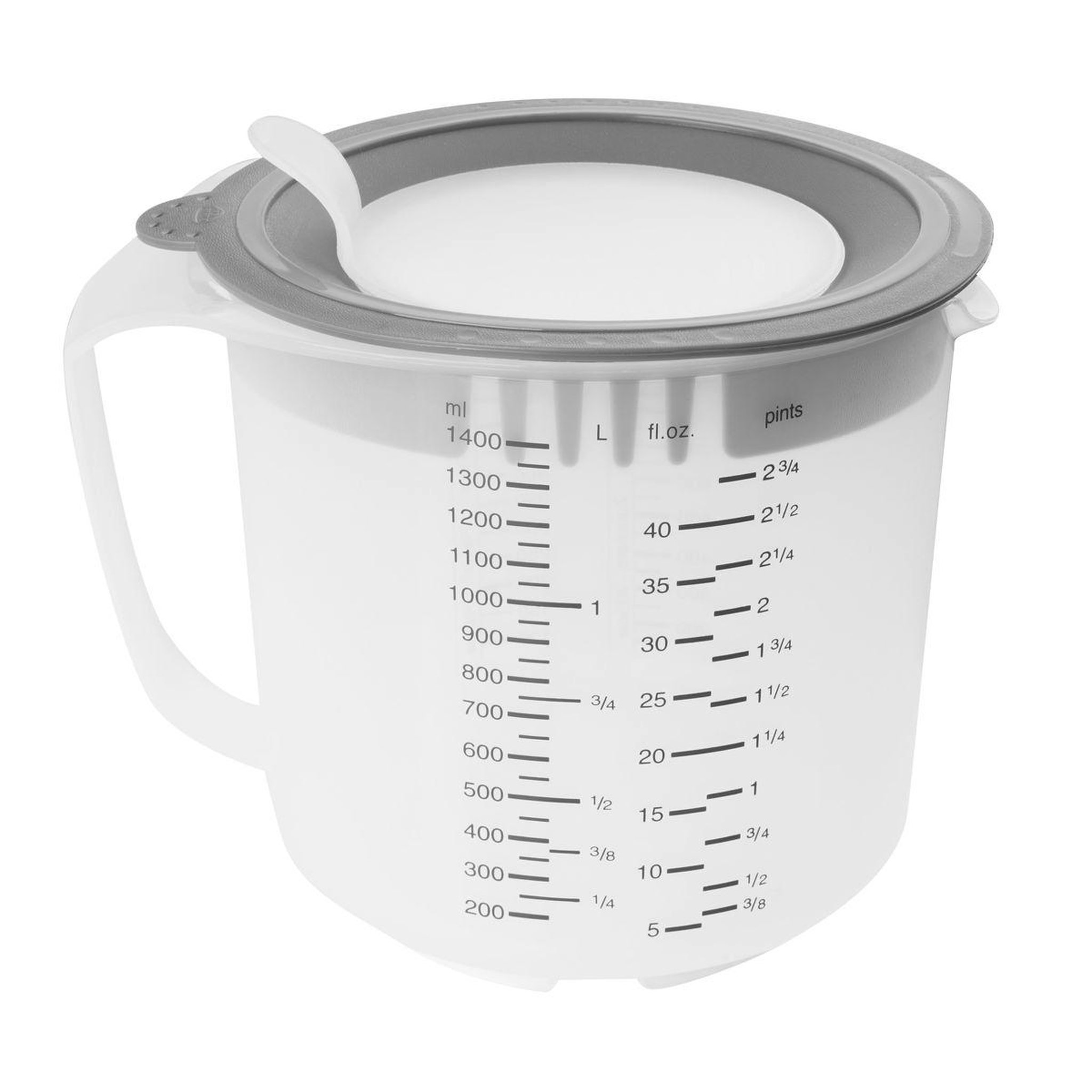 Voir la diapositive 6 : DR.OETKER Verre mélangeur et doseur en plastique de 1,4 litre dr.oetker
