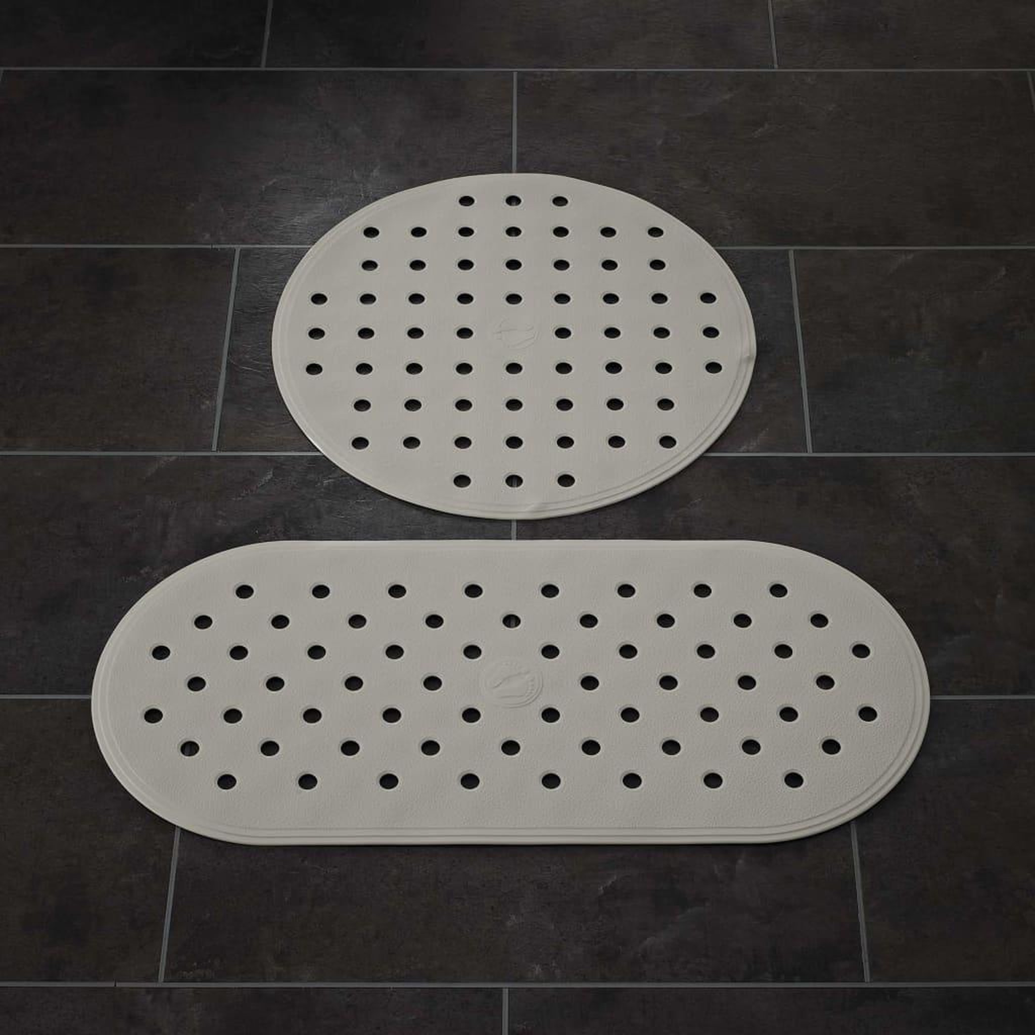 Voir la diapositive 2 : RIDDER RIDDER Tapis antiderapant de bain Action Gris