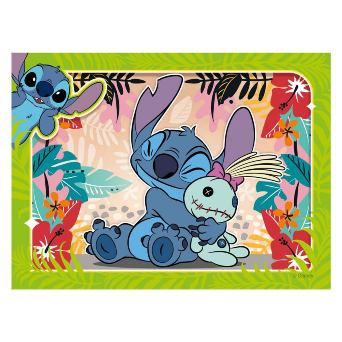 RAVENSBURGER Ravensburger - Jigsaw puzzle Disney Stitch, 4in1 120010692