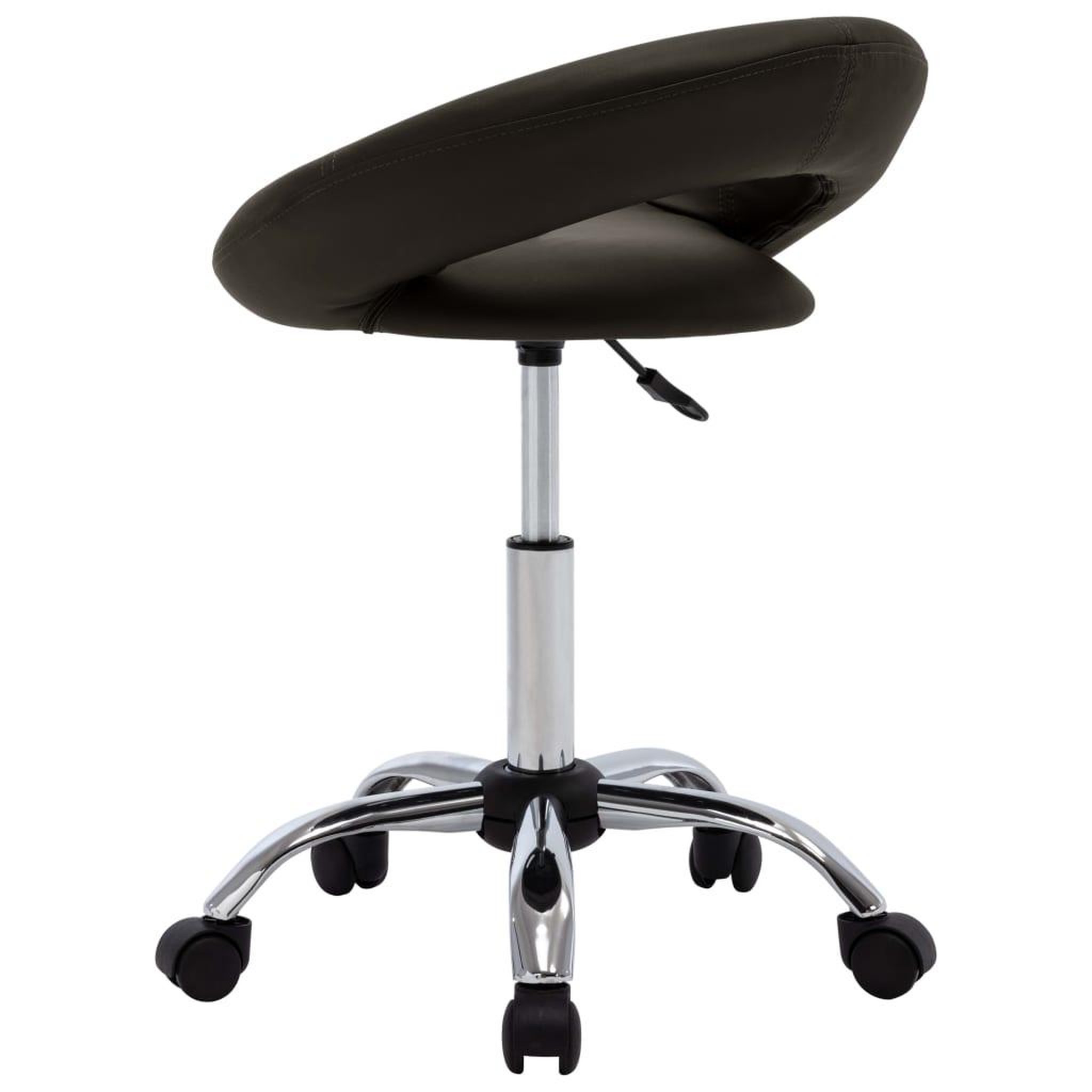 Voir la diapositive 5 : VIDAXL Chaise de travail roulante Marron Similicuir