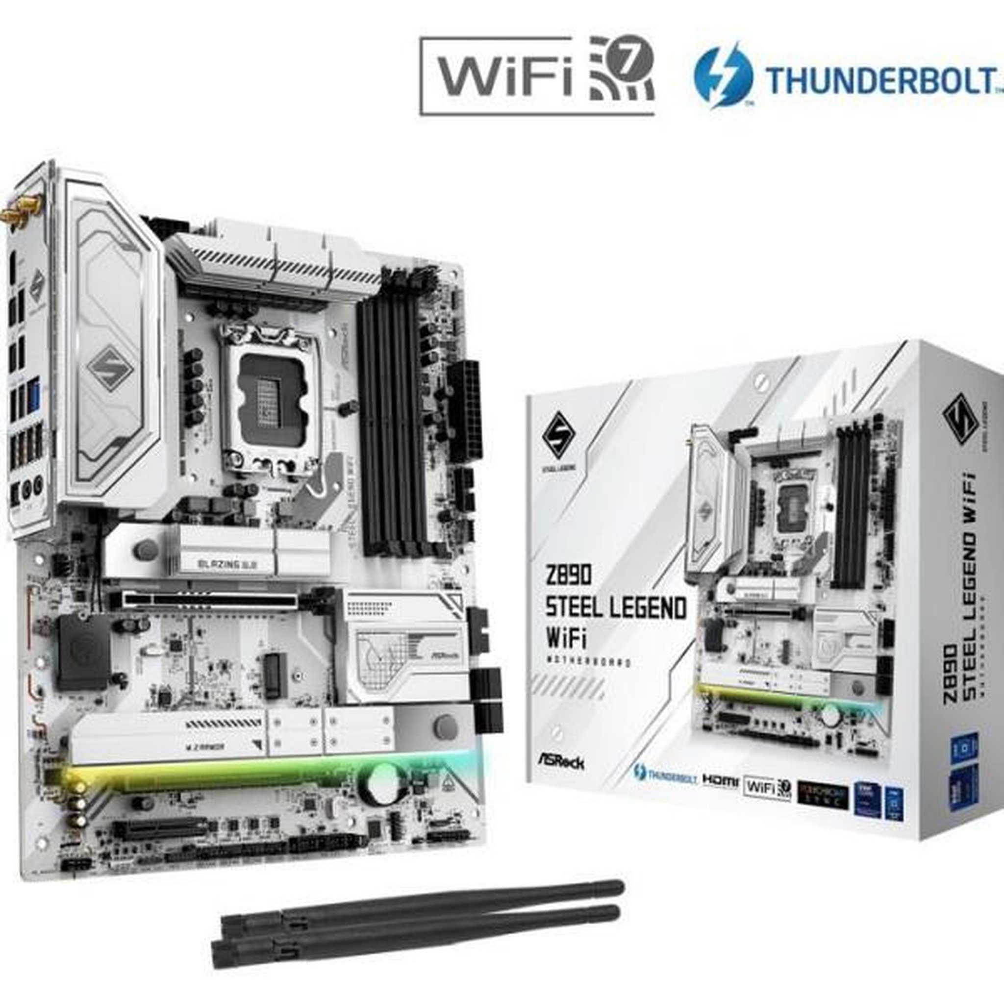 Voir la diapositive 2 : ASRock Carte mere - ASROCK - Z890 Steel Legend WiFi - Socket LGA1851 - DDR5 - WiFi 7