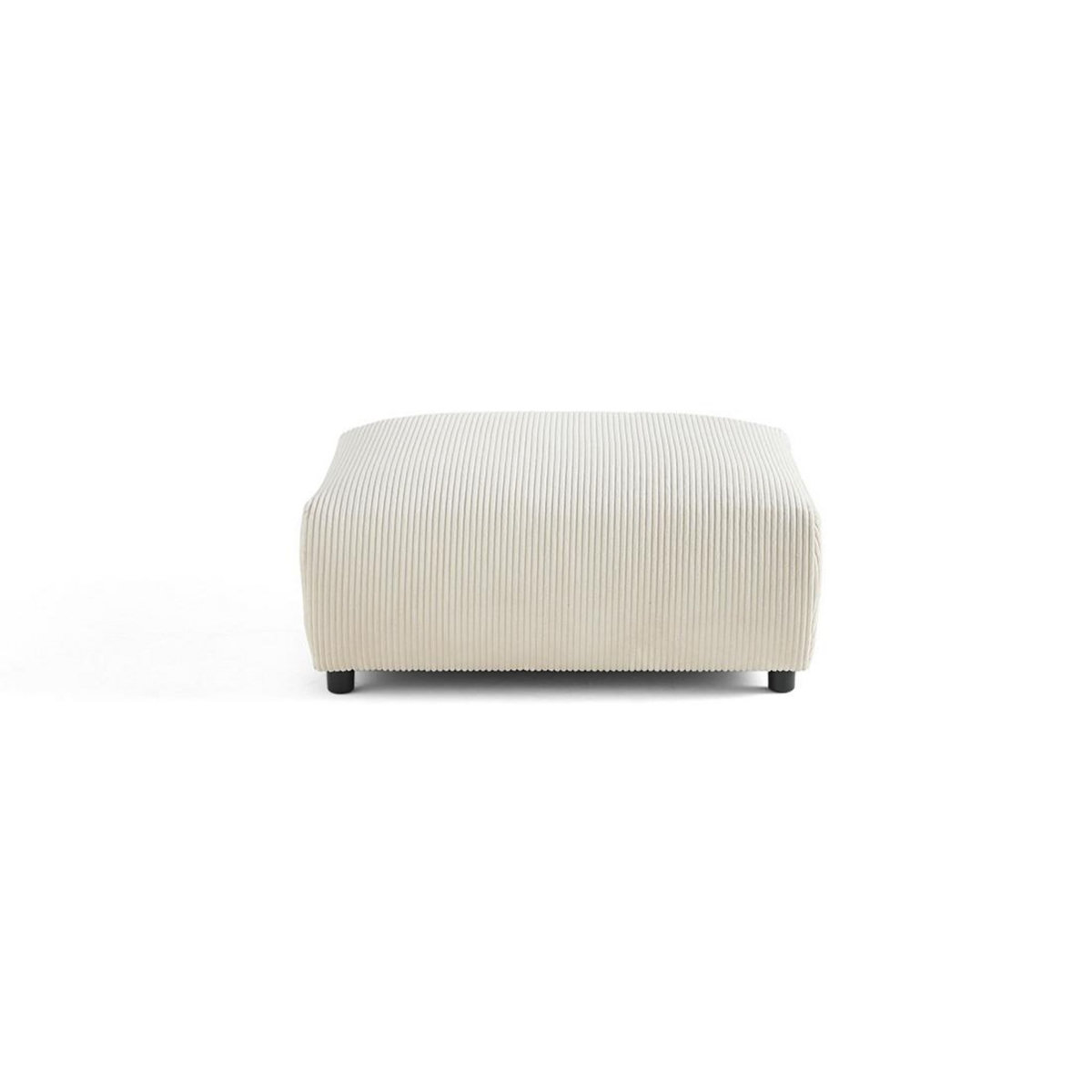 LISA DESIGN Garance - pouf modulable - en velours côtelé