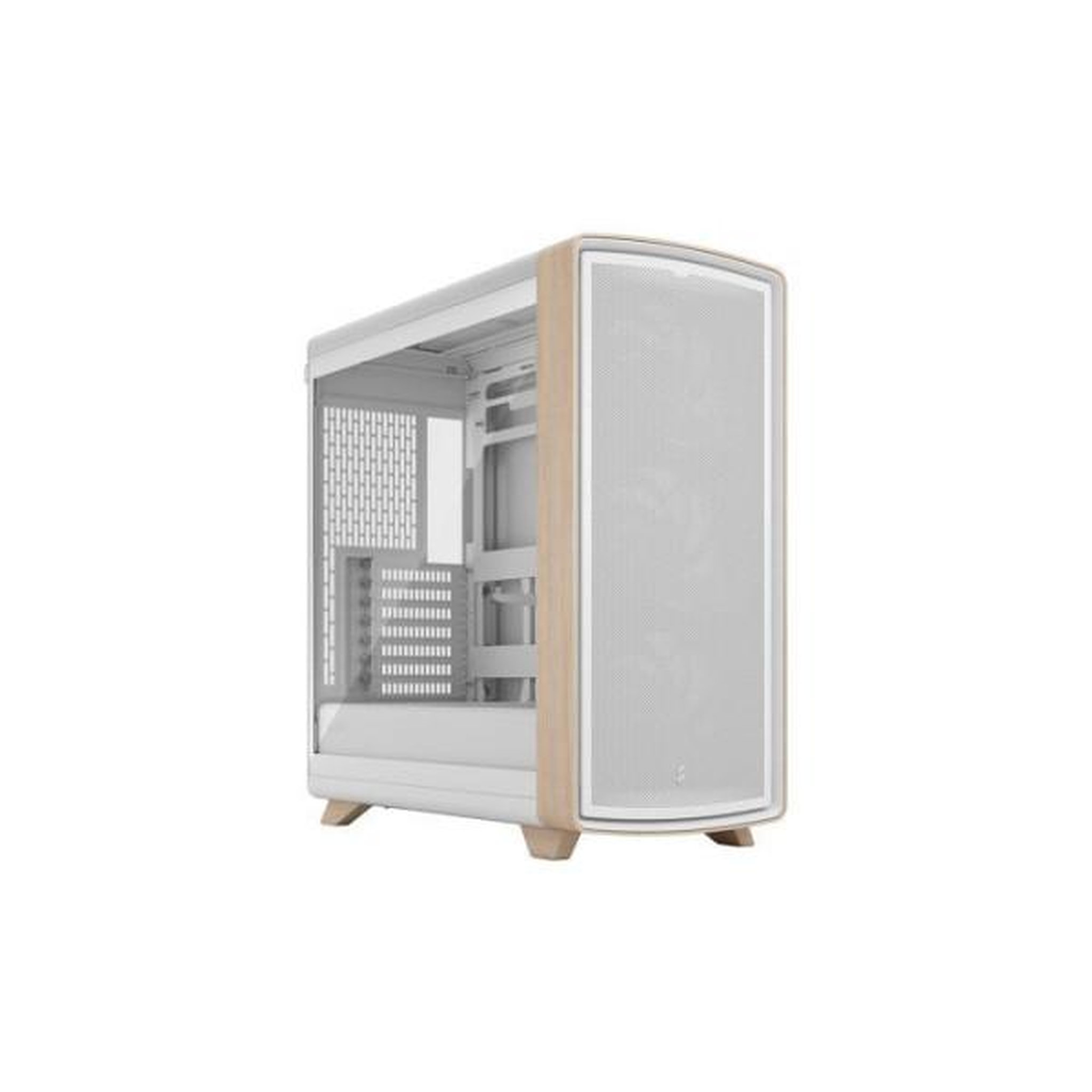Fractal Design Boîtier PC Moyen Tour - FRACTAL DESIGN - Summit Chalk White TG Clear Tint - Verre trempé - Blanc